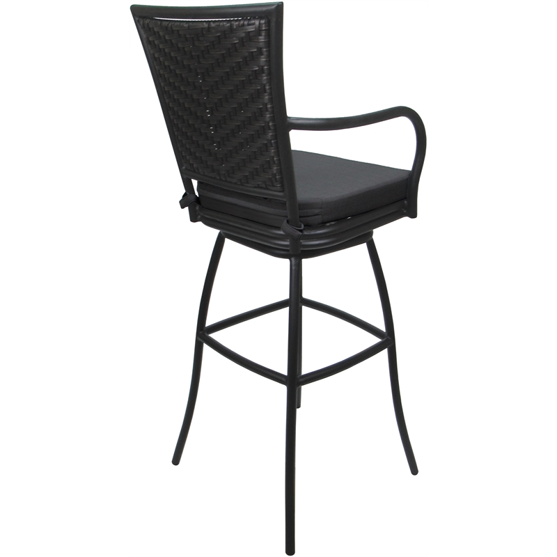 Pemberly Row Outdoor or Indoor Metal Bar Stool 30