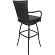 Pemberly Row Outdoor or Indoor Metal Bar Stool 30