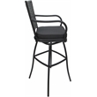 Pemberly Row Outdoor or Indoor Metal Bar Stool 30