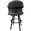 Pemberly Row Swivel Metal Bar Stool 30