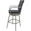 Pemberly Row Outdoor/Indoor Swivel Counter Stool 26