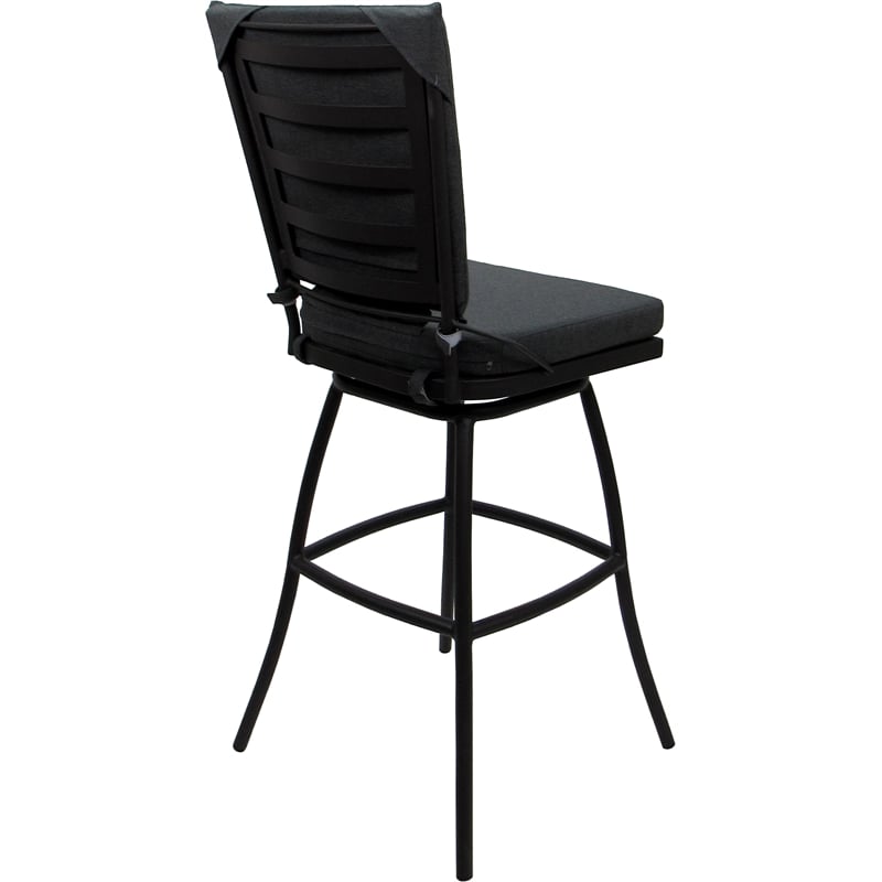 Pemberly Row Outdoor/Indoor Swivel Counter Stool 26