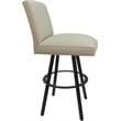 Pemberly Row Set of 3 Swivel Metal Bar Stools 30