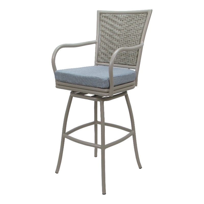 Pemberly Row Outdoor/Indoor Swivel Counter Stool 26