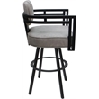 Pemberly Row Swivel Metal Counter Stool 26