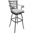 Pemberly Row Outdoor or Indoor Extra Tall Bar Stool 34