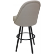 Pemberly Row Swivel Metal Extra Tall Bar Stool 34