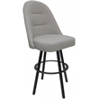 Pemberly Row Swivel Metal Extra Tall Bar Stool 34