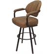 Pemberly Row Swivel Metal Counter Stool 26