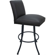 Pemberly Row Set of 3 Swivel Metal Bar Stools 30