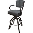 Pemberly Row Swivel Tilt Metal Counter Stool 24