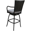 Pemberly Row Outdoor/Indoor Swivel Bar Stool 30
