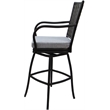 Pemberly Row Outdoor/Indoor Swivel Bar Stool 30
