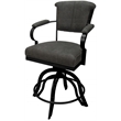 Pemberly Row Swivel Tilt Metal Counter Stool 24