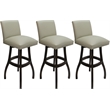 Pemberly Row Set of 3 Extra Tall Swivel Stools 34