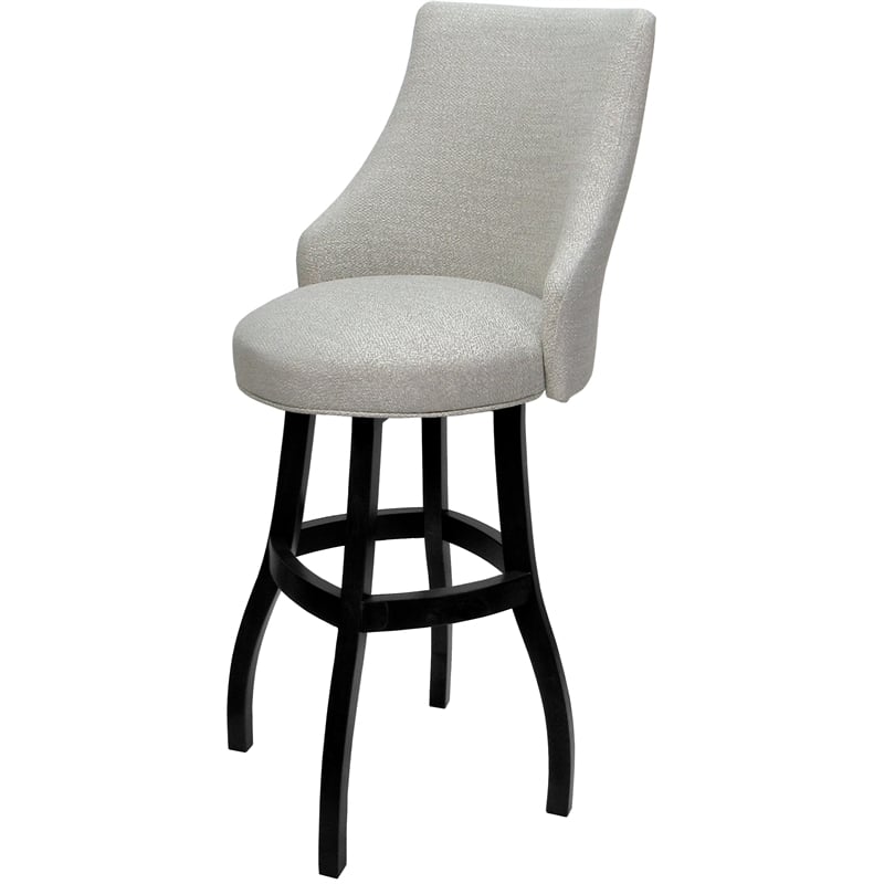 Pemberly Row Extra Tall Stool Swivel Wood 34