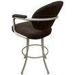 Pemberly Row Swivel Counter Metal Bar Stool 26