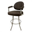 Pemberly Row Swivel Counter Metal Bar Stool 26