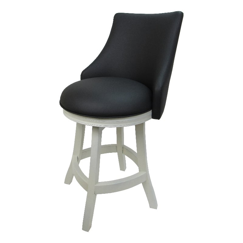 Pemberly Row Swivel Wood Counter Bar Stool 26
