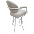 Pemberly Row Swivel Counter Metal Bar Stool 26