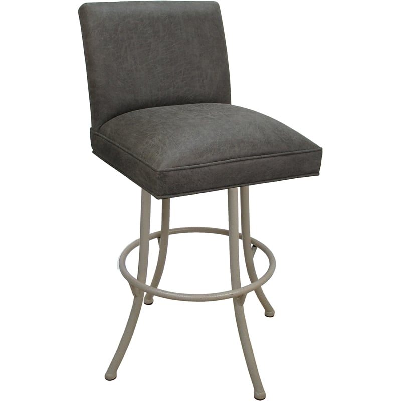 Pemberly Row Swivel Metal Counter Stool 26
