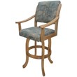 Pemberly Row Solid Wood Bar Stool 30