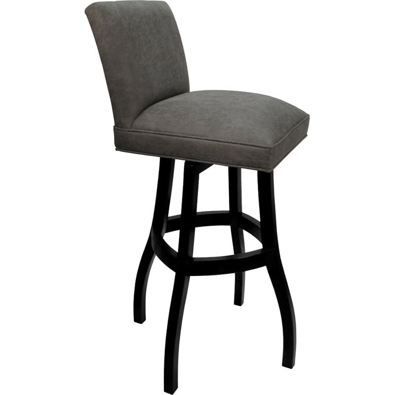 Pemberly Row Extra Tall Solid Wood Bar Stool 34