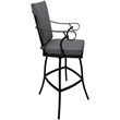 Pemberly Row Outdoor/Indoor Extra Tall Bar Stool 34
