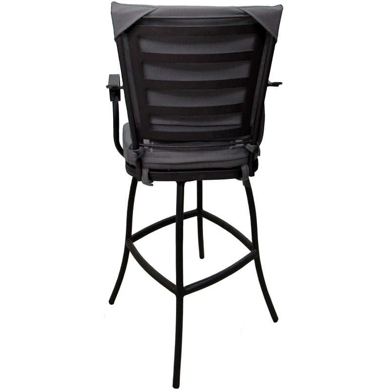 Pemberly Row Outdoor/Indoor Extra Tall Bar Stool 34