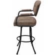 Pemberly Row Swivel Extra Tall Metal Bar Stool 34
