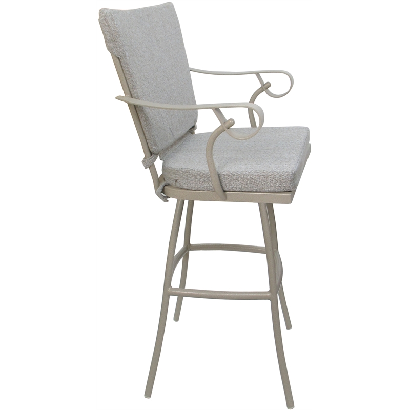 Pemberly Row Outdoor/Indoor Extra Tall Bar Stool 34