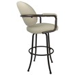 Pemberly Row Swivel Metal Bar Stool 30