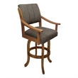 Pemberly Row Solid Wood Bar Stool 30