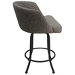Pemberly Row Extra Tall Swivel Metal Bar Stool 34