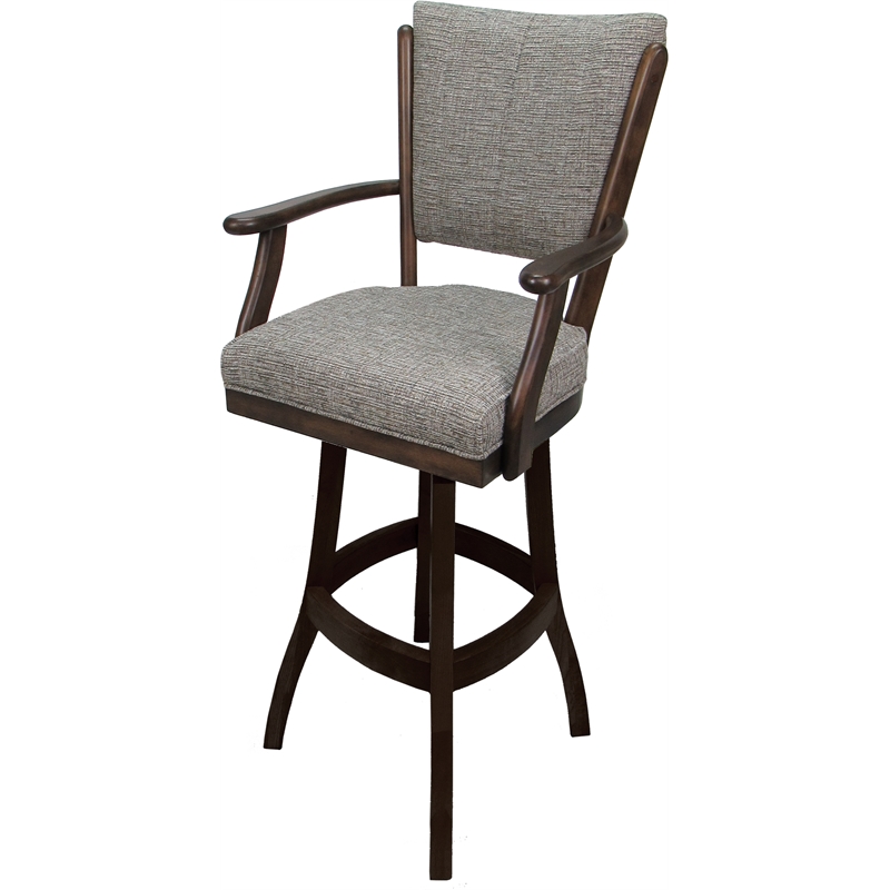 Pemberly Row Counter Swivel Bar Stool Wood 26