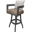 Pemberly Row Swivel Wood Extra Tall Stool 34