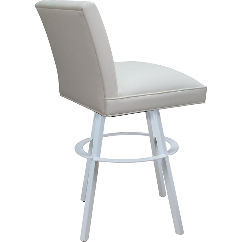 Pemberly Row Swivel Metal Counter Stool 26
