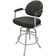 Pemberly Row Swivel Tilt Metal Bar Stool 30