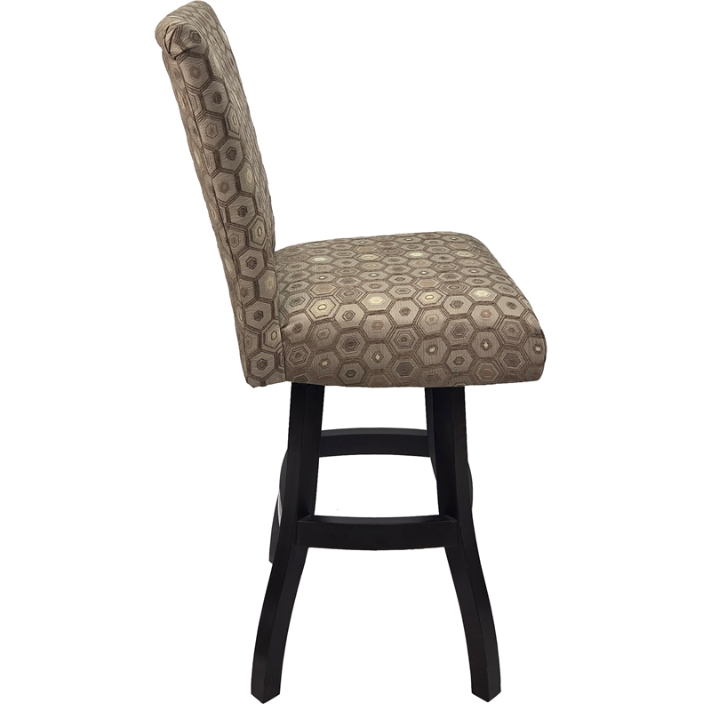 Pemberly Row Counter Swivel Wood Stool 26