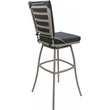 Pemberly Row Outdoor/Indoor Swivel Extra Tall Stool 34
