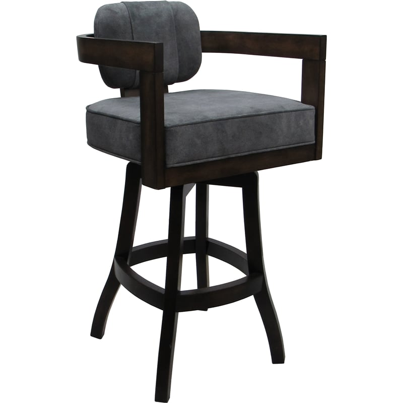 Pemberly Row Swivel Wood Extra Tall Stool 34
