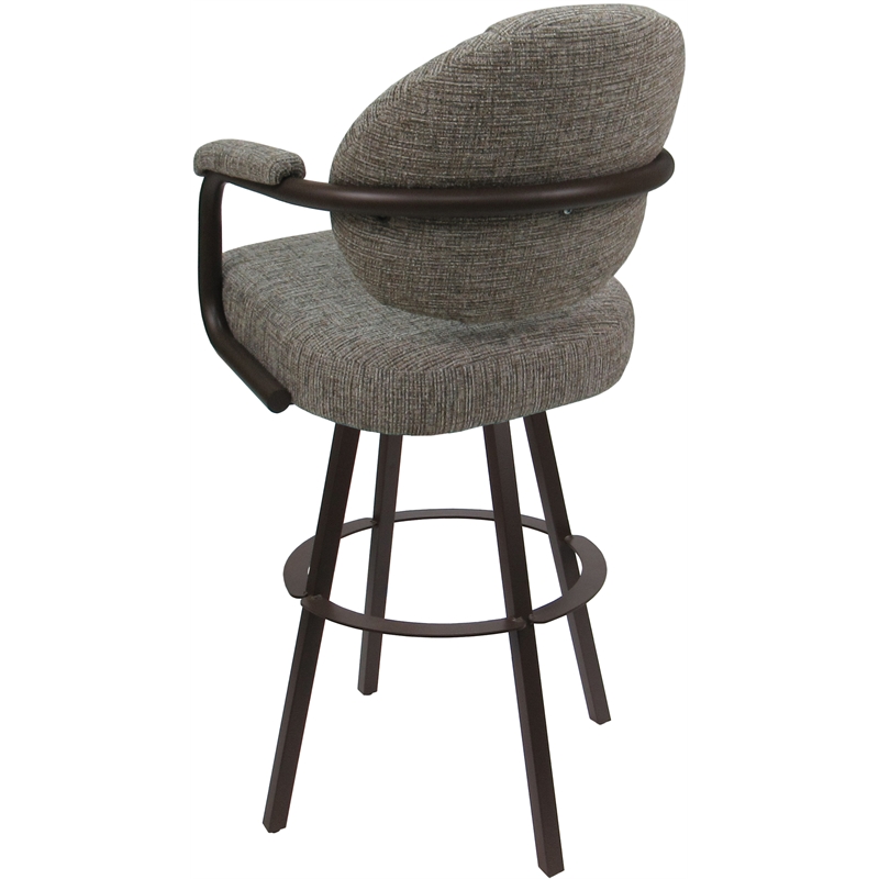 Pemberly Row Swivel Counter Metal Bar Stool 26