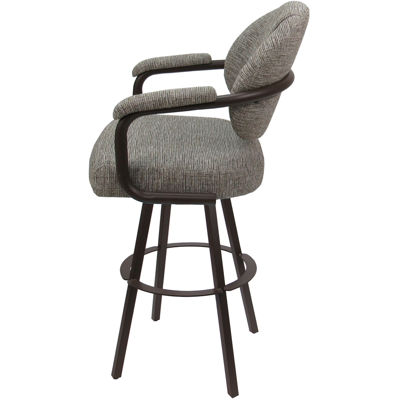 Pemberly Row Swivel Counter Metal Bar Stool 26