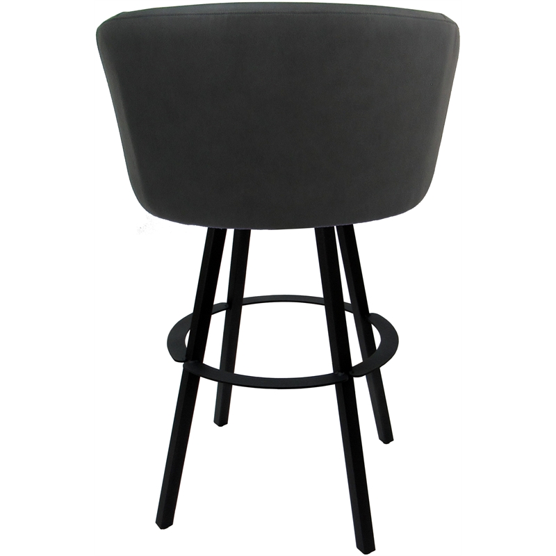 Pemberly Row Swivel Metal Bar Stool 30