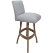 Pemberly Row Extra Tall Solid Wood Bar Stool 34