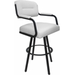 Pemberly Row Swivel Counter Metal Bar Stool 26