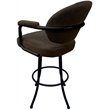 Pemberly Row Swivel Metal Bar Stool 30