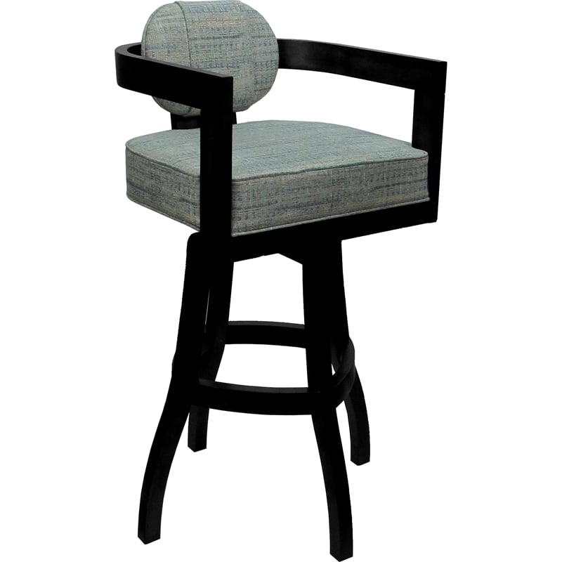 Pemberly Row Swivel Wood Bar Stool 30