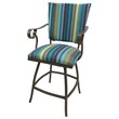 Pemberly Row Outdoor Swivel Counter Stool 26
