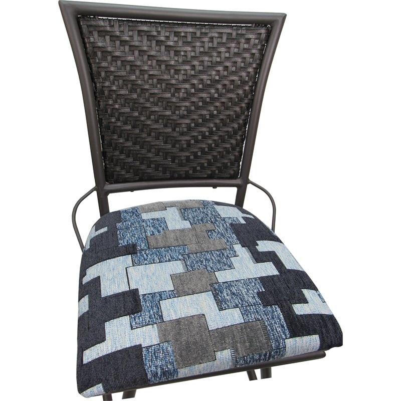 Pemberly Row Outdoor Indoor Swivel Bar Stool 30